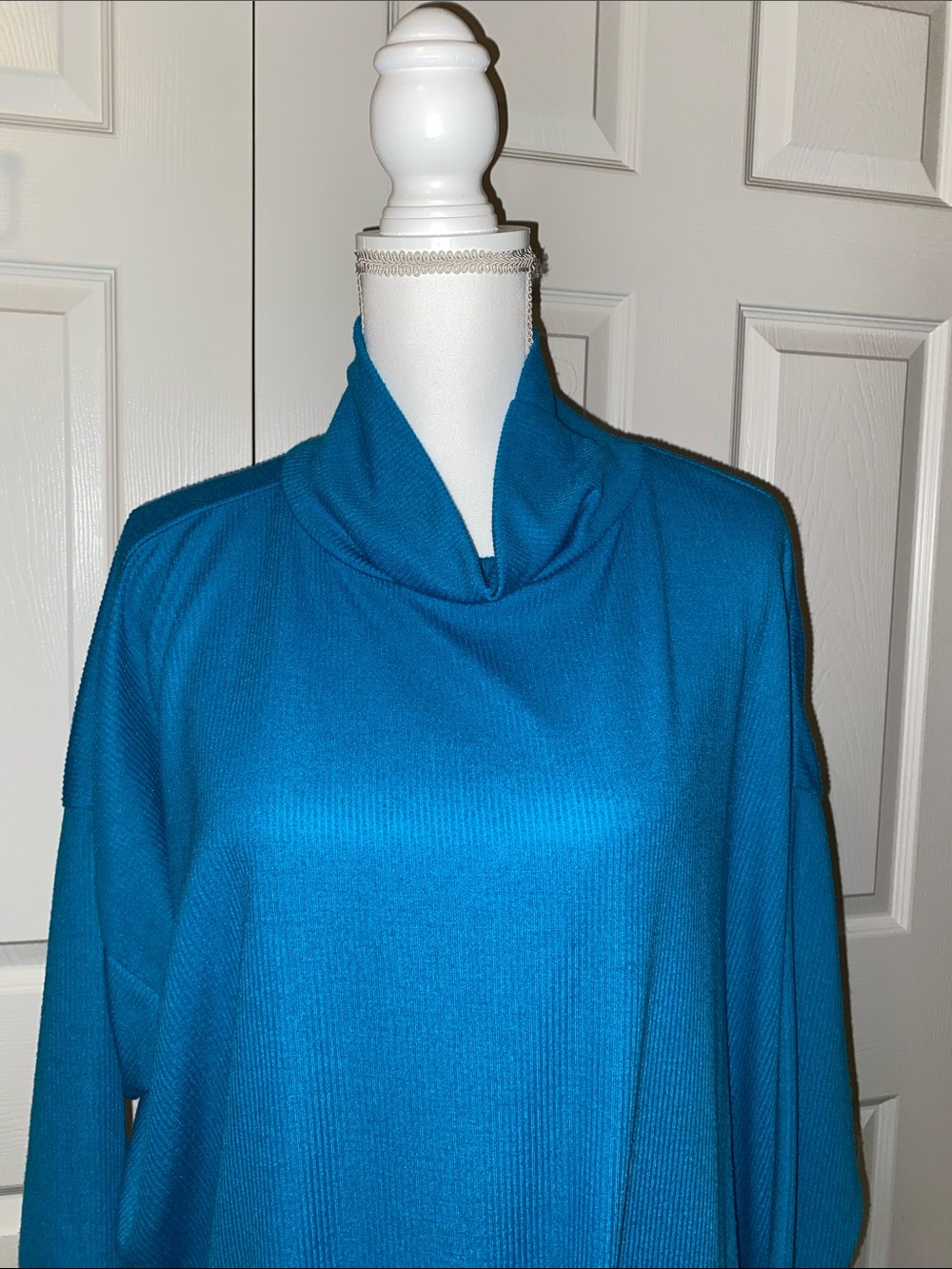 Japanalia vintage  1990’s  Teal Cocoon Dress - Women's Relaxed Fit - Picture 2 of 8